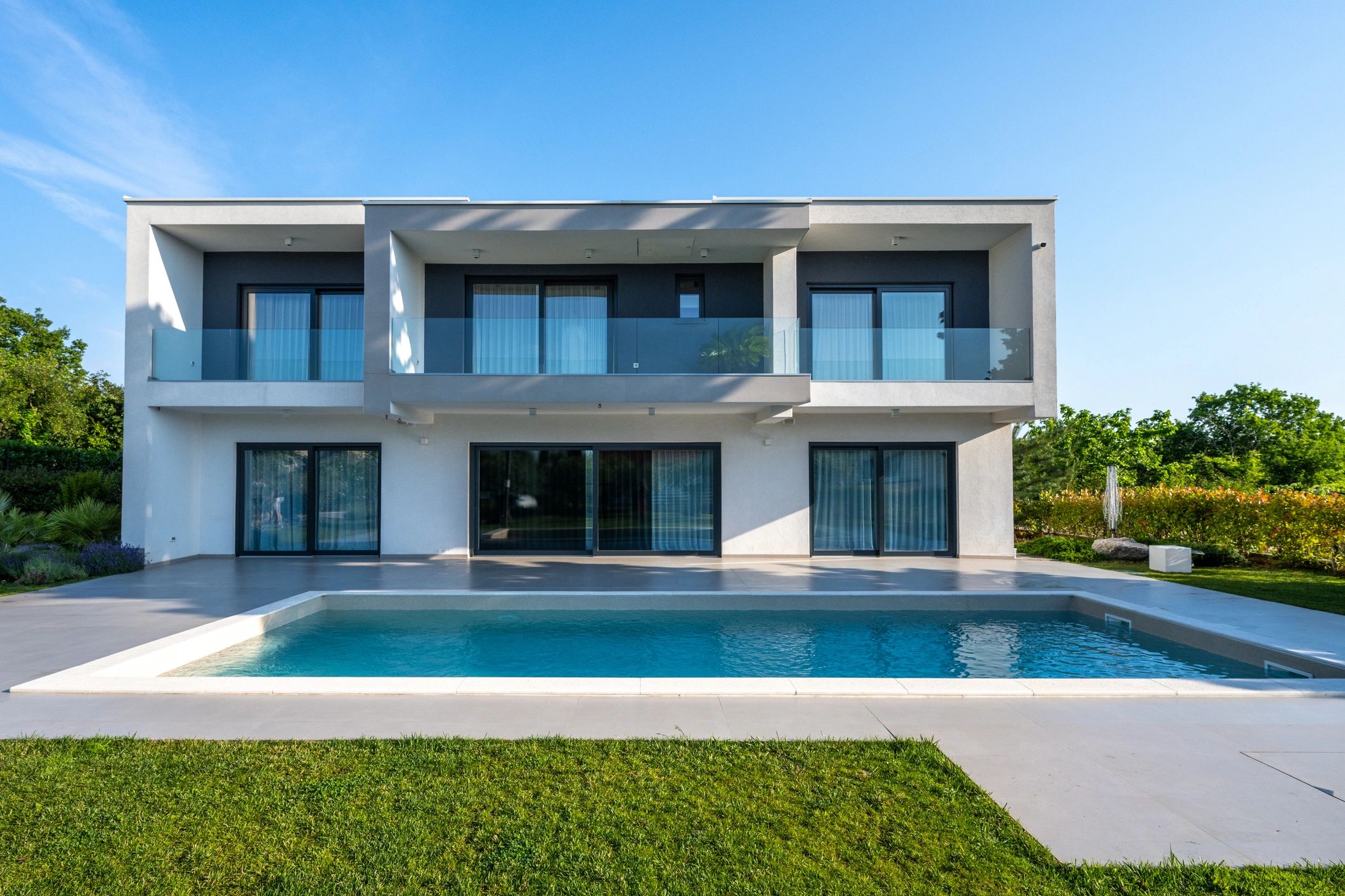 Updated modern house exterior